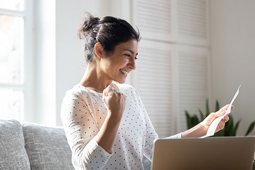 Woman with Laptop